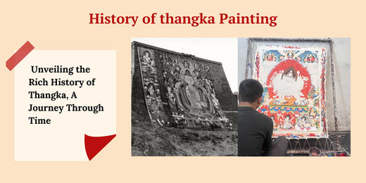 the history of Thangka paintings, highlighting their spiritual, cultural, and artistic significance in Tibetan Buddhism, showcasing ancient craftsmanship and traditional techniques passed down through generations.