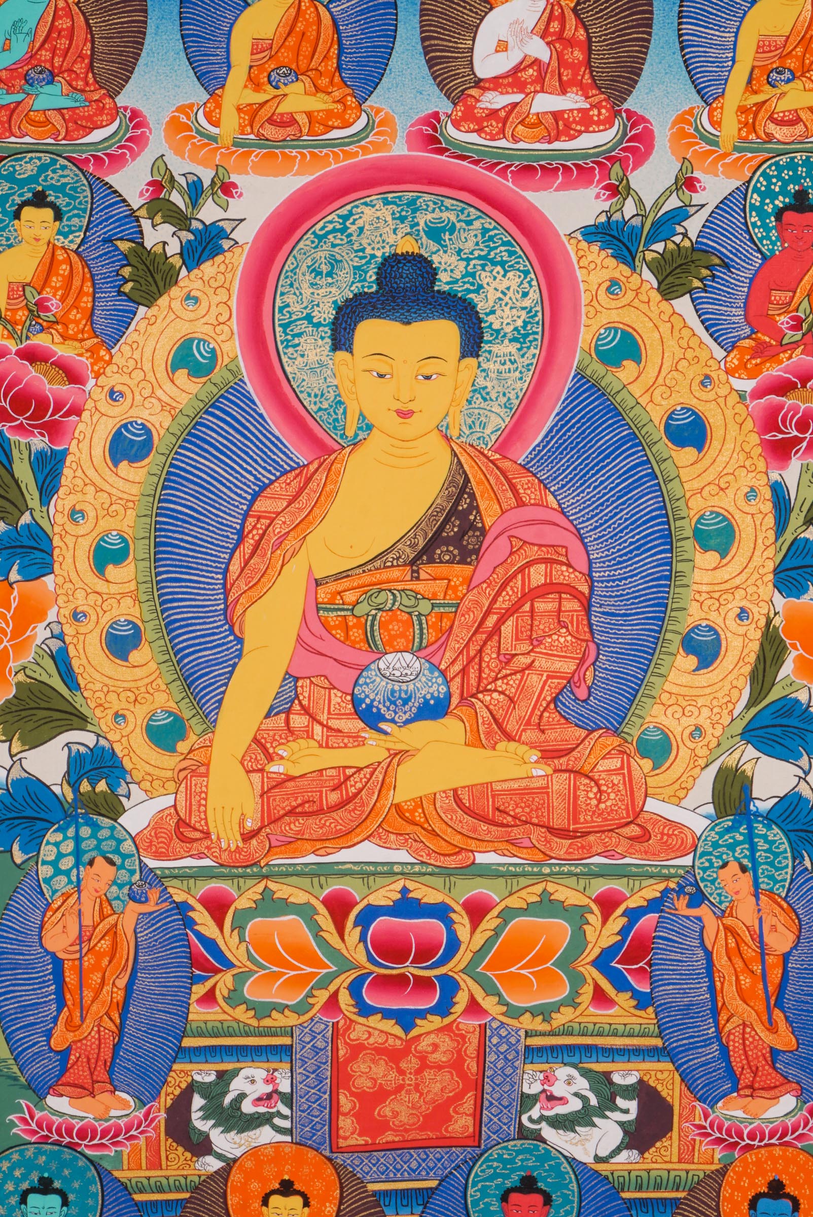 35 Confessions of Buddhas, highlighting each Buddha’s enduring power to cleanse negativity, setbacks, and difficulties.