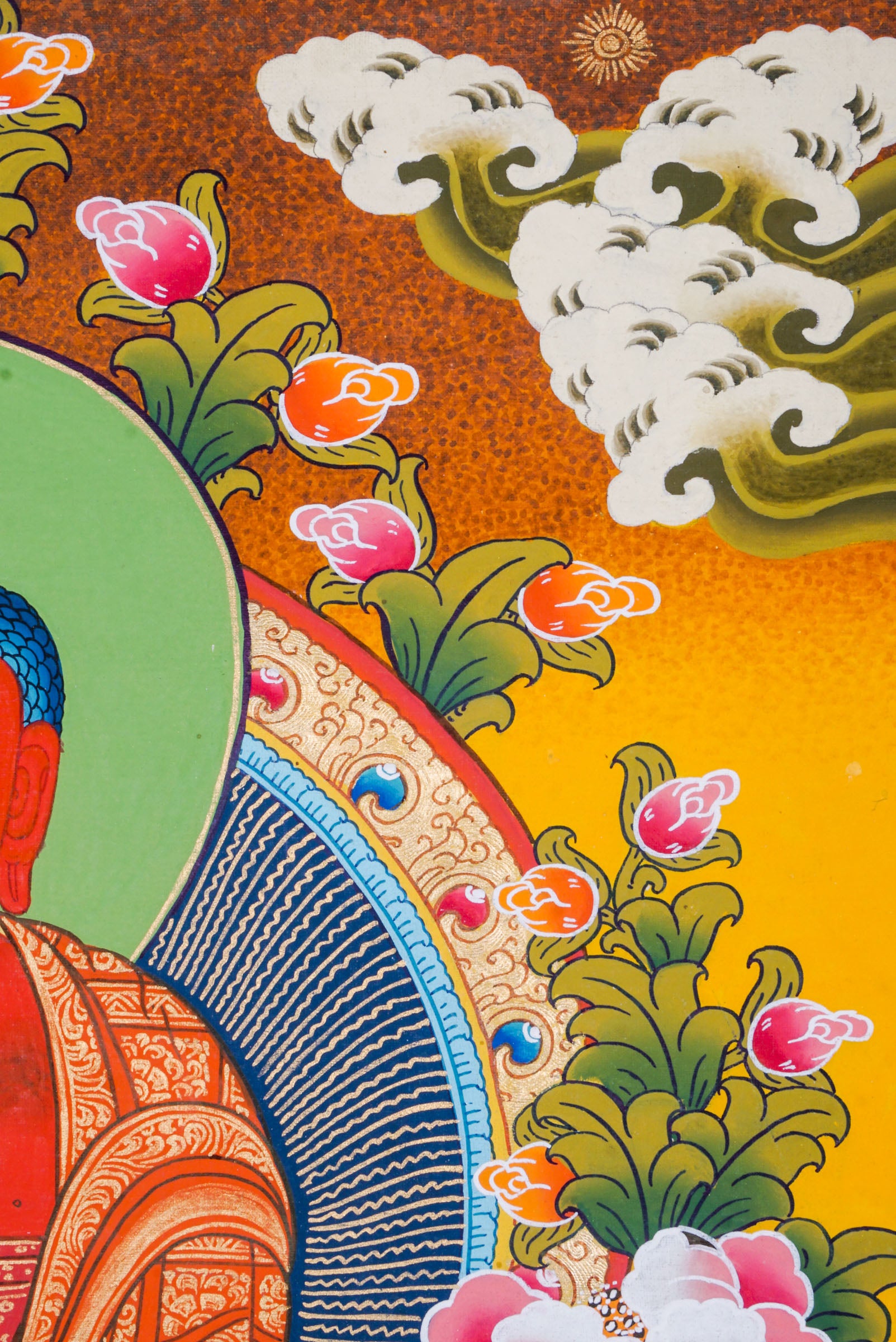 Amitabha buddha - the Buddha of Infinite Light, is a revered figure in Mahayana and Pure Land Buddhism.
