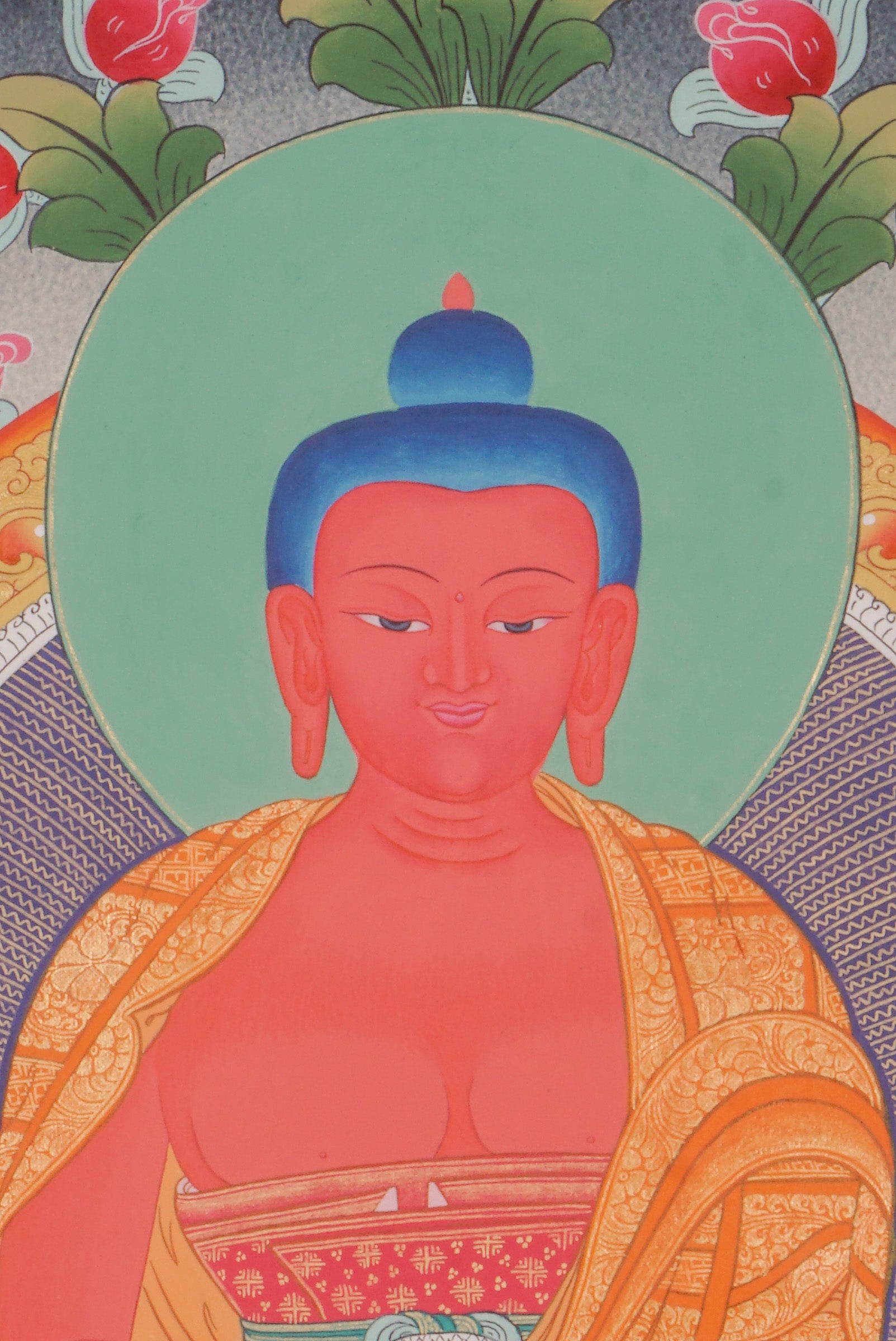 Amitabha Thangka Painting on cotton canvas