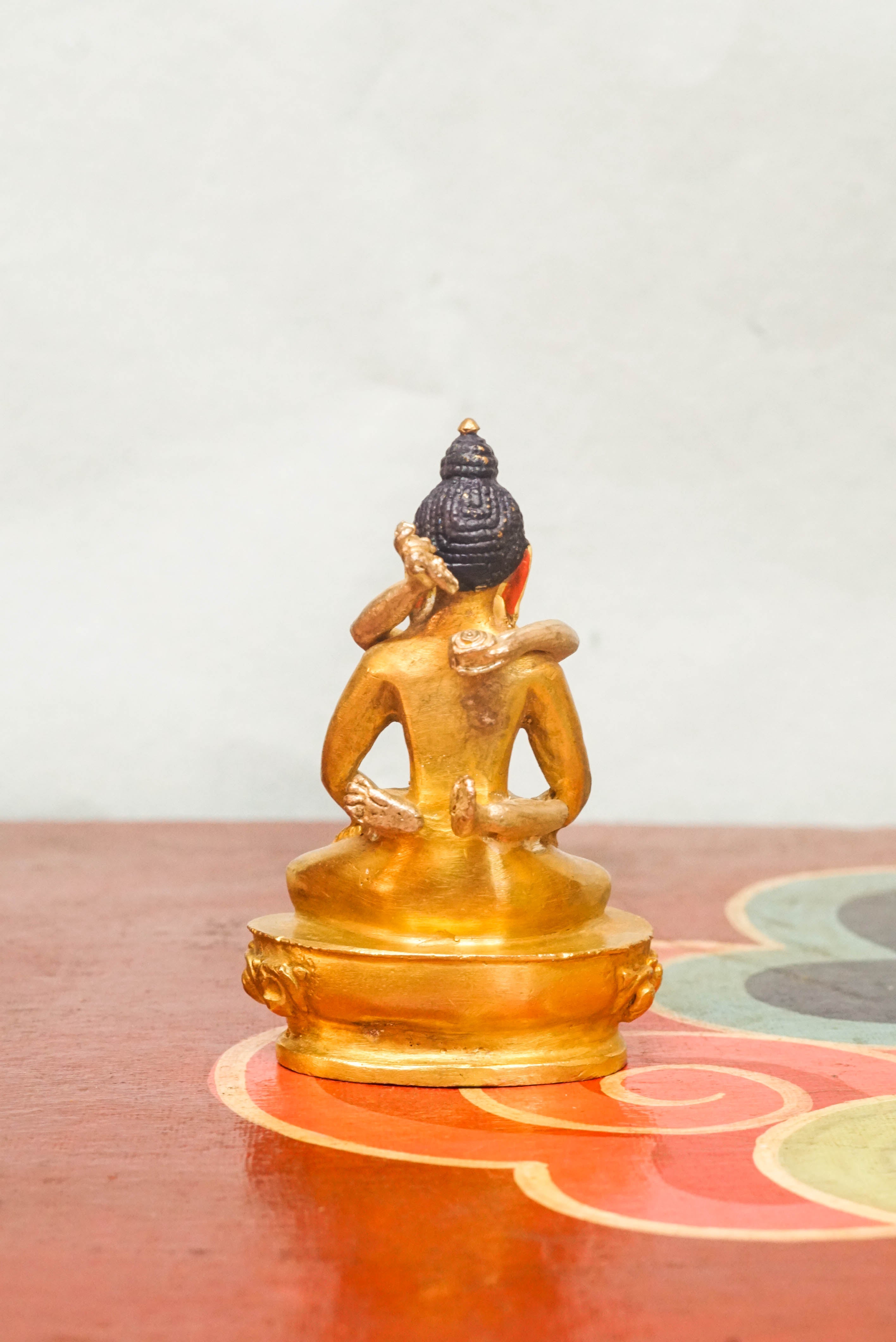 Handcrafted Buddha Shakti statue depicting a serene figure symbolizing divine feminine energy, compassion, and spiritual power, adorned with intricate ornaments.
