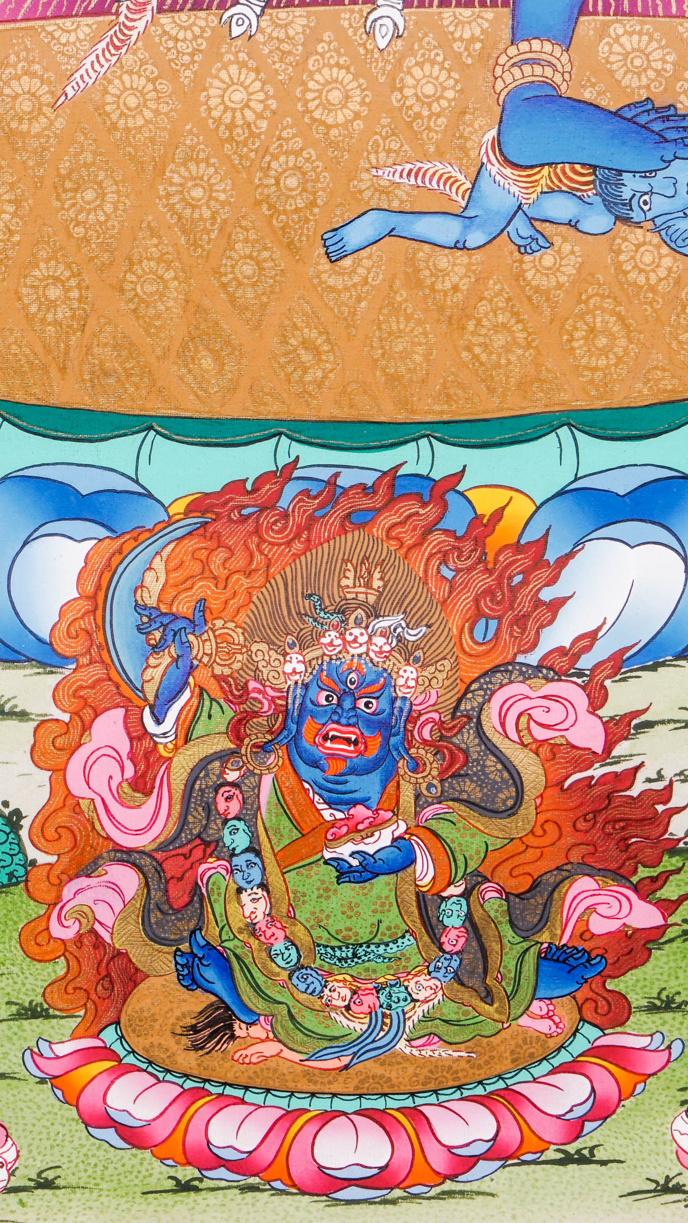 Chakrasambhara Thangka- a sacred and powerful depiction central to Vajrayana Buddhist tantric practice.