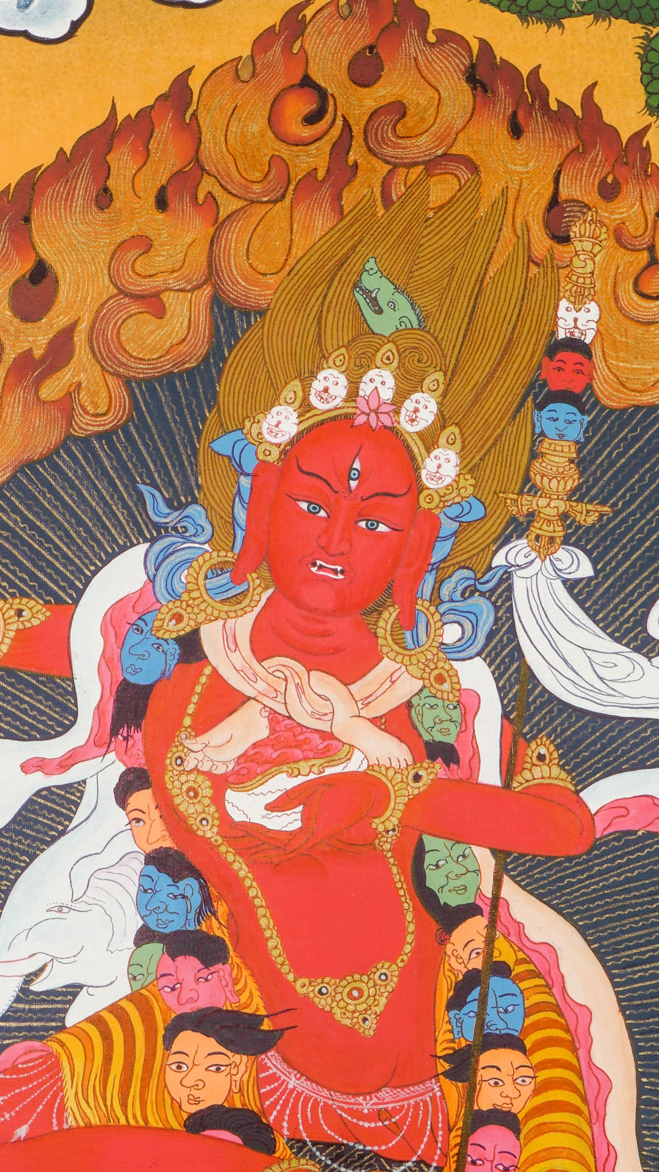 Dorje Phagmo (Vajravarahi) Tibetan Thangka Art Painting