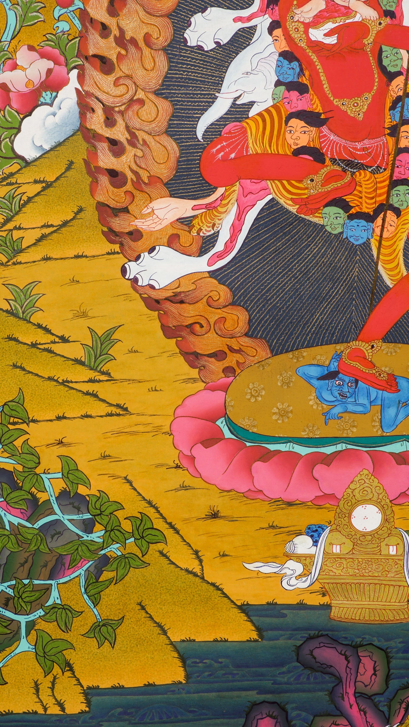 Dorje Phagmo (Vajravarahi) Tibetan Thangka Art Painting