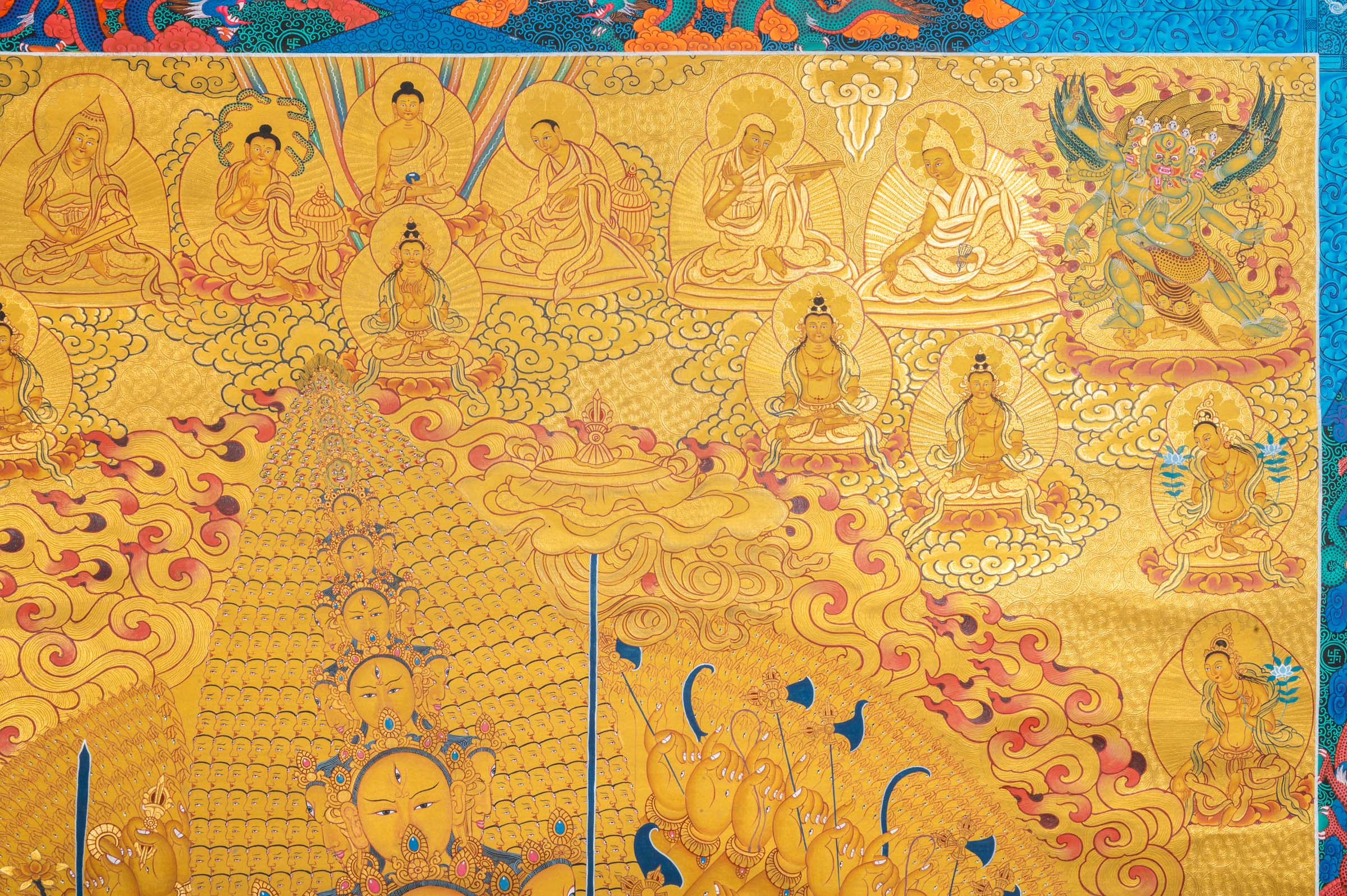 Dhukkar Thangka - meticulously hand-painted art.