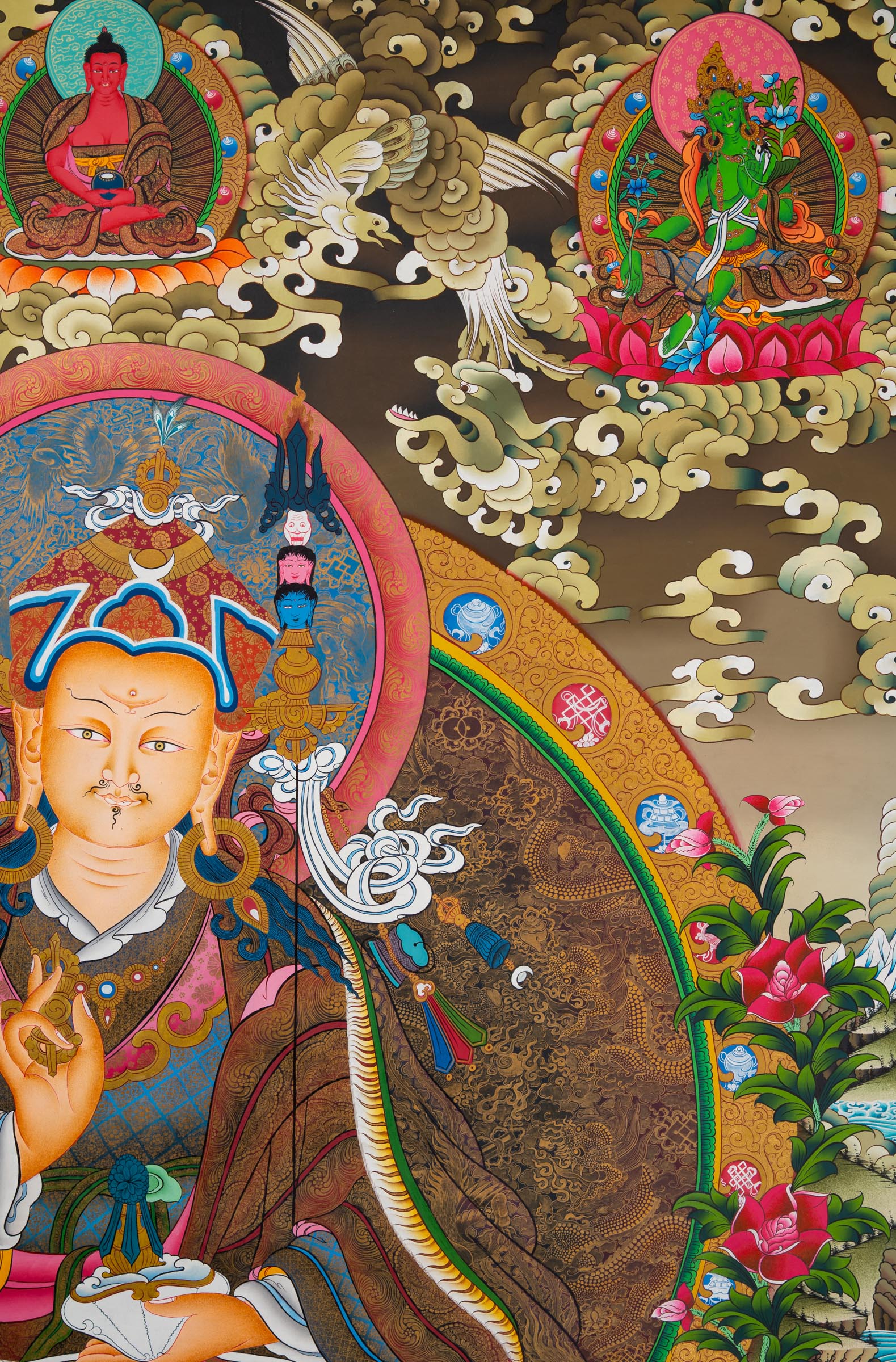 GURU THANGKA - a hand-painted spiritual artwork