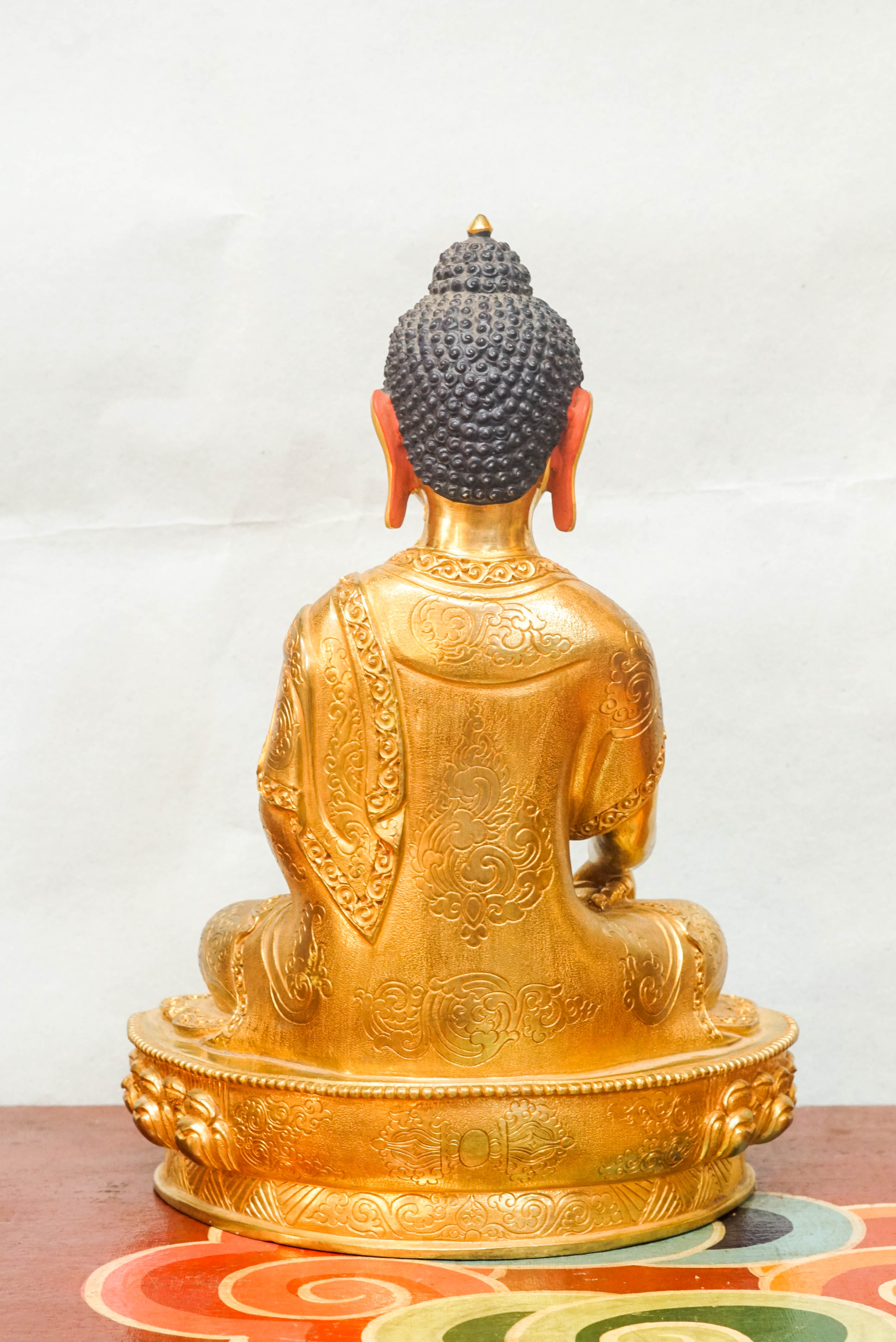Statue of Sha Buddha, representing the historical Buddha in a meditative pose, embodying wisdom, peace, and spiritual awakening.