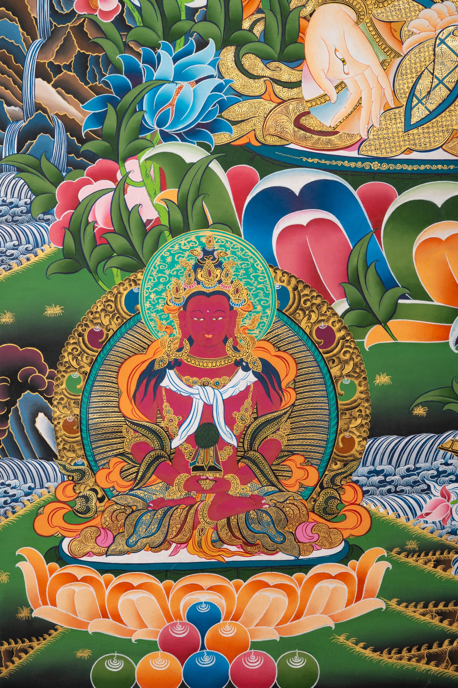 White Tara Thangka - a hand-painted spiritual artwork
