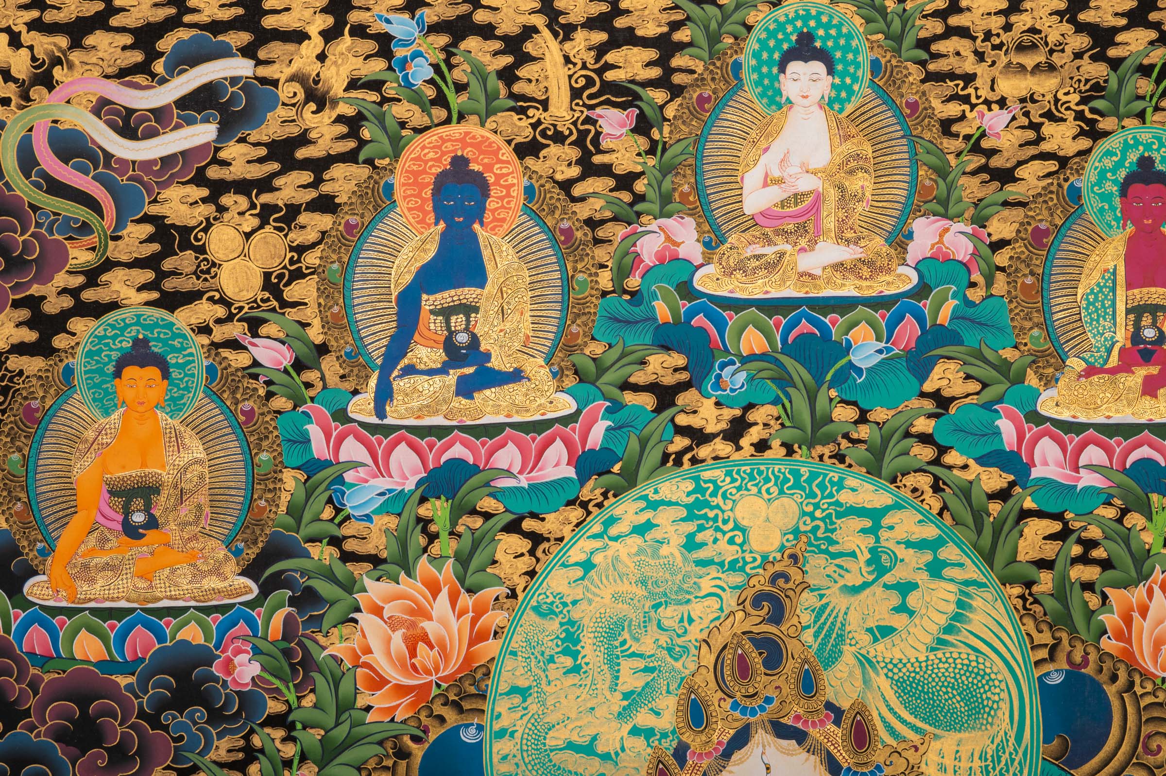 White Tara Thangka - a hand-painted spiritual artwork