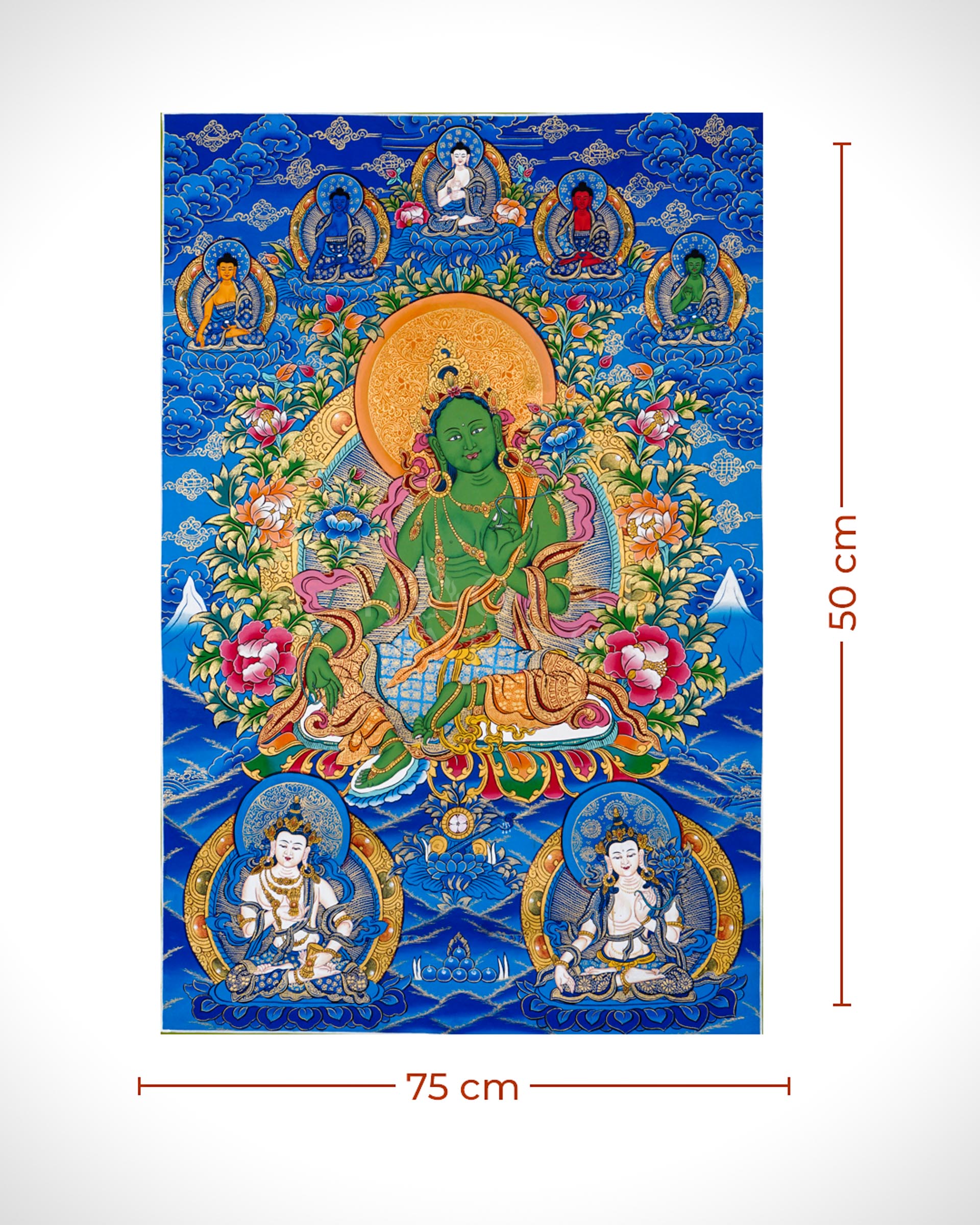 Green Tara Thangka – The Swift Protectress and Goddess of Compassionate Action