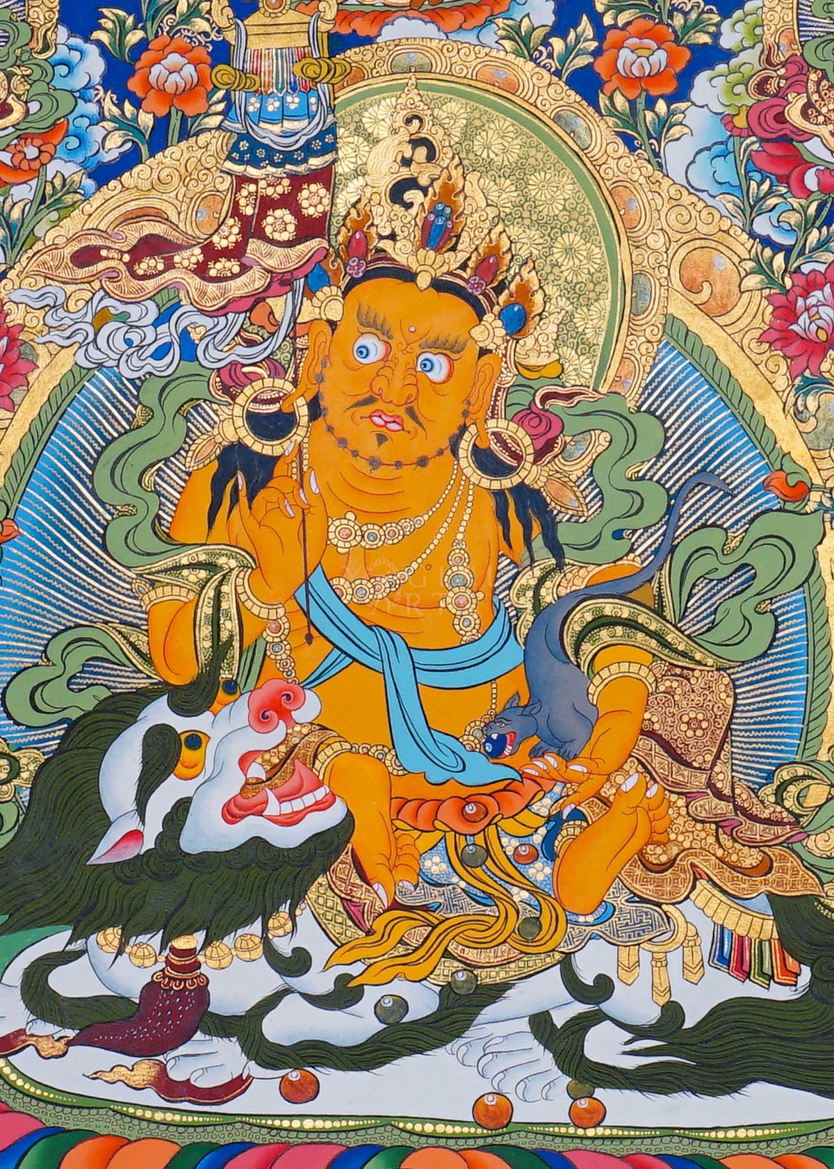 ZAMBALA THANGKA PAINTING