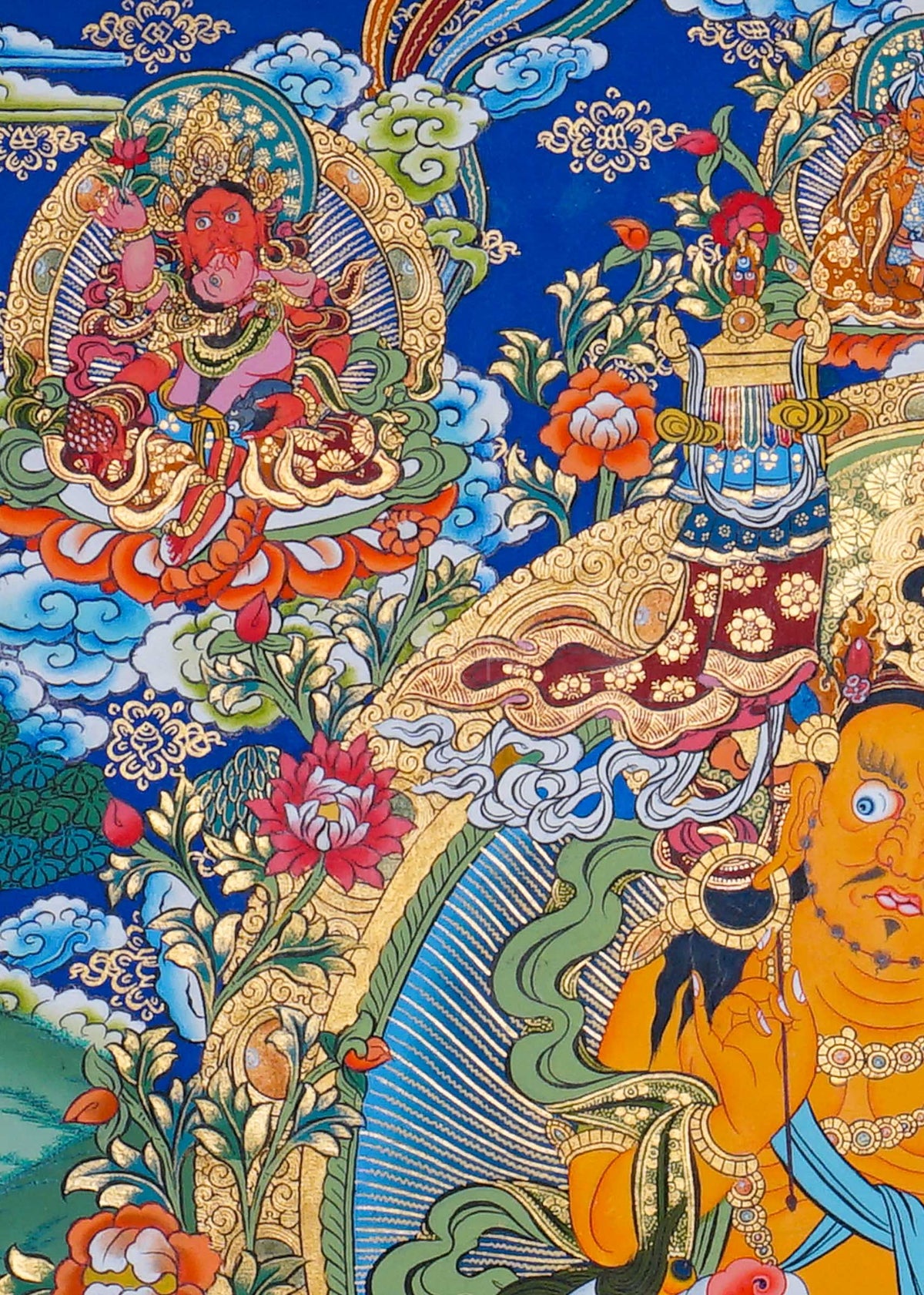 ZAMBALA THANGKA PAINTING