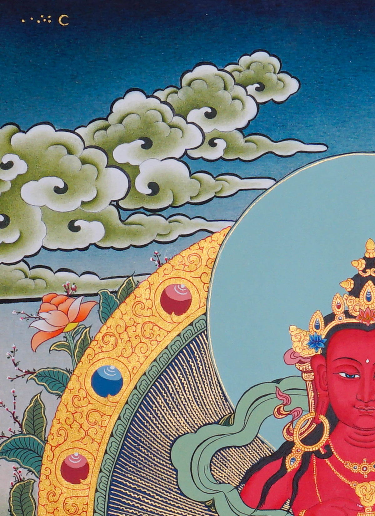 AMITAYUS BUDDHA THANGKA PAINTING