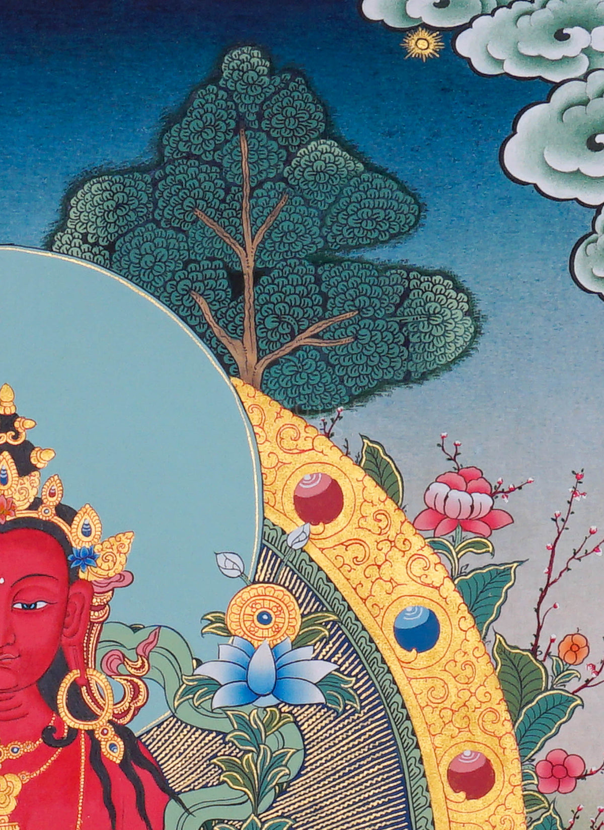 AMITAYUS BUDDHA THANGKA PAINTING