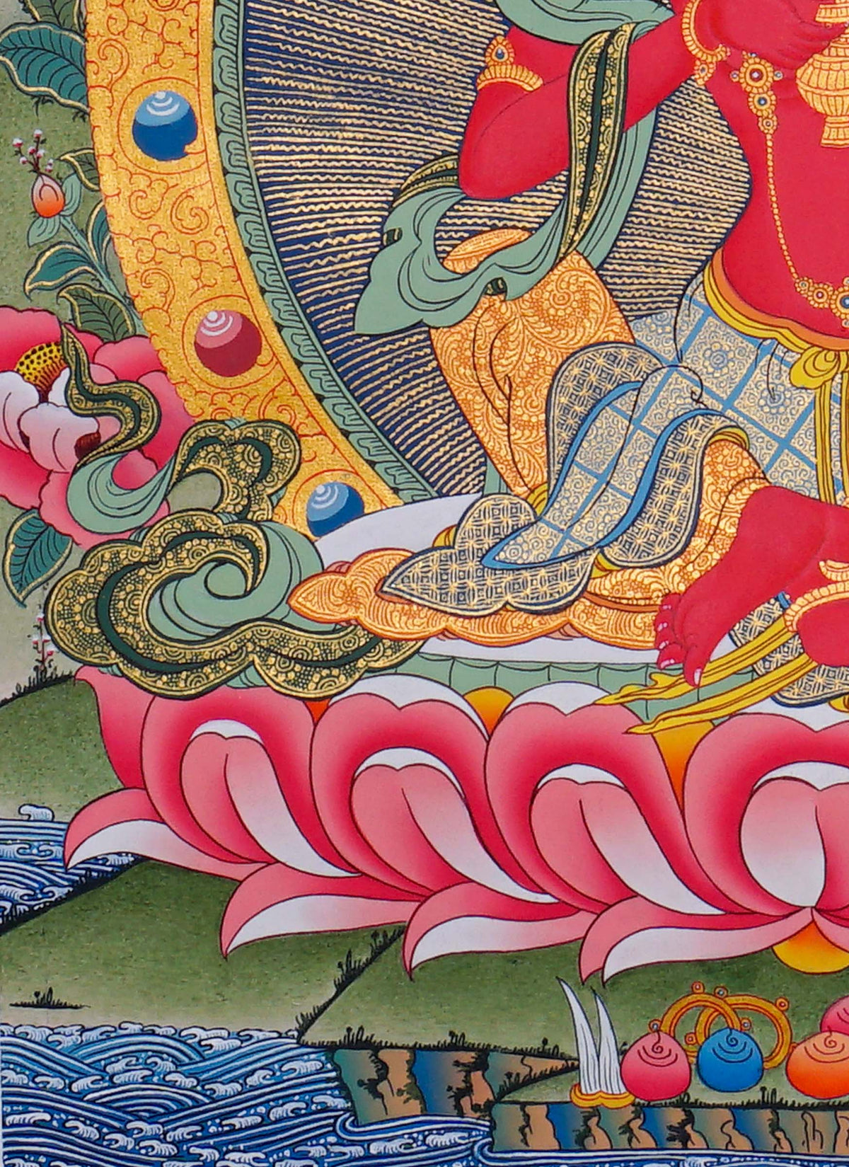 AMITAYUS BUDDHA THANGKA PAINTING