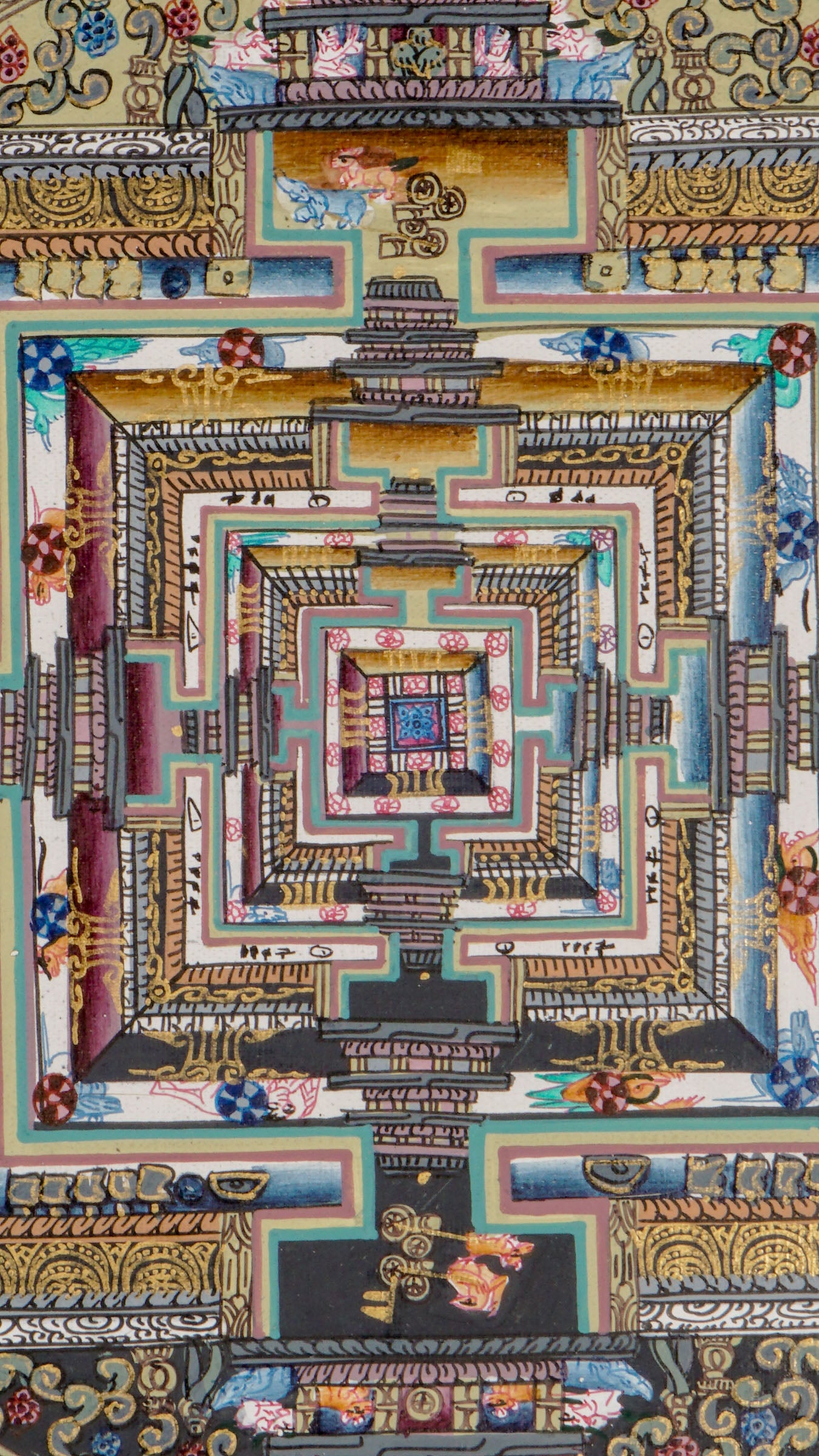 Kalachakra Mandala Thangka is a traditional Tibetan thangka representing Buddhist teachings and meditation. Perfect for sacred decor, it supports mindfulness and spiritual growth.