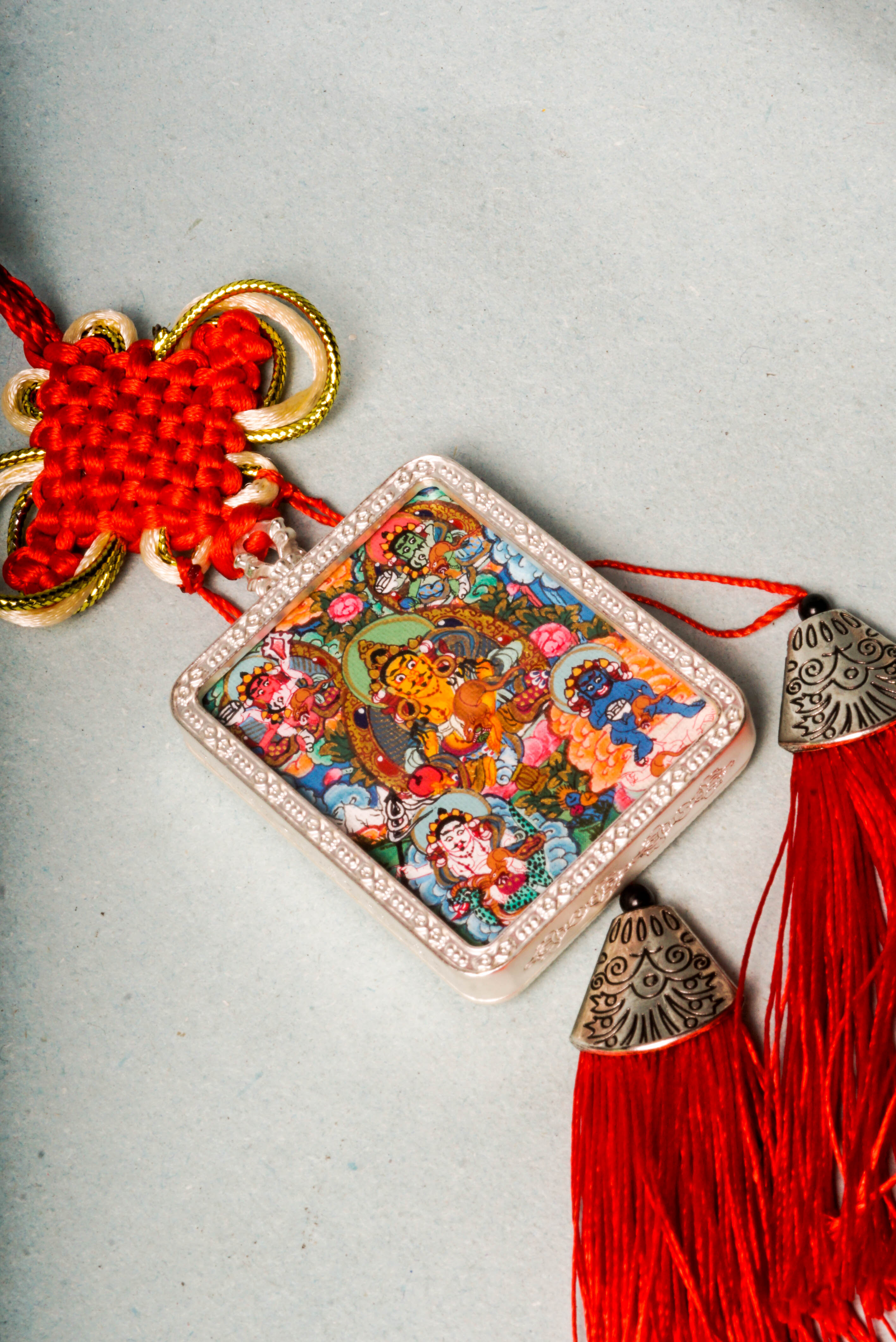 The Five Zambalas are deities of wealth and prosperity in Tibetan Buddhism. Each Zambala represents a different aspect of abundance, offering protection from poverty and blessings for material and spiritual wealth. They are invoked for prosperity, good fortune, and financial stability. Shop Now!