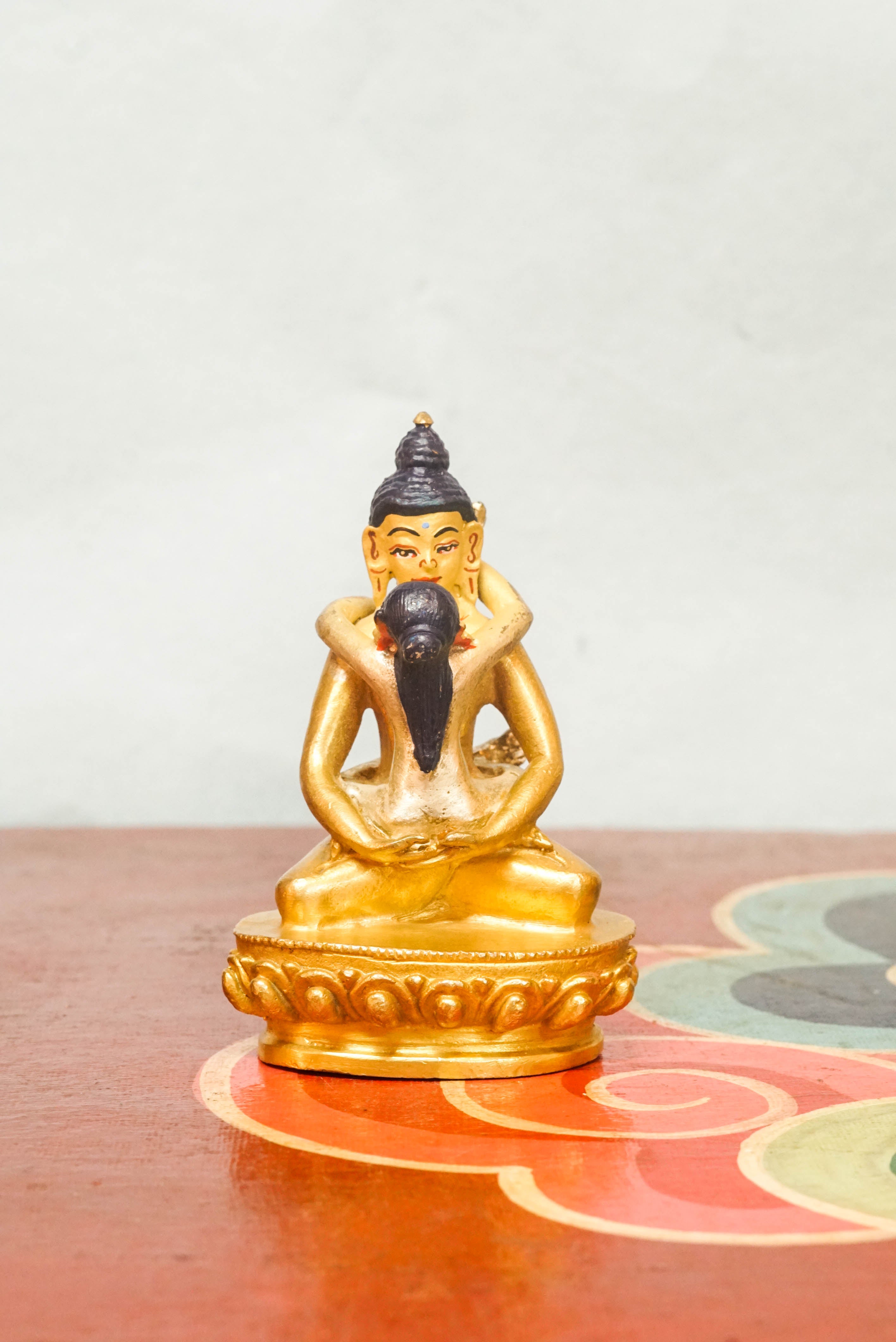 Handcrafted Buddha Shakti statue depicting a serene figure symbolizing divine feminine energy, compassion, and spiritual power, adorned with intricate ornaments.