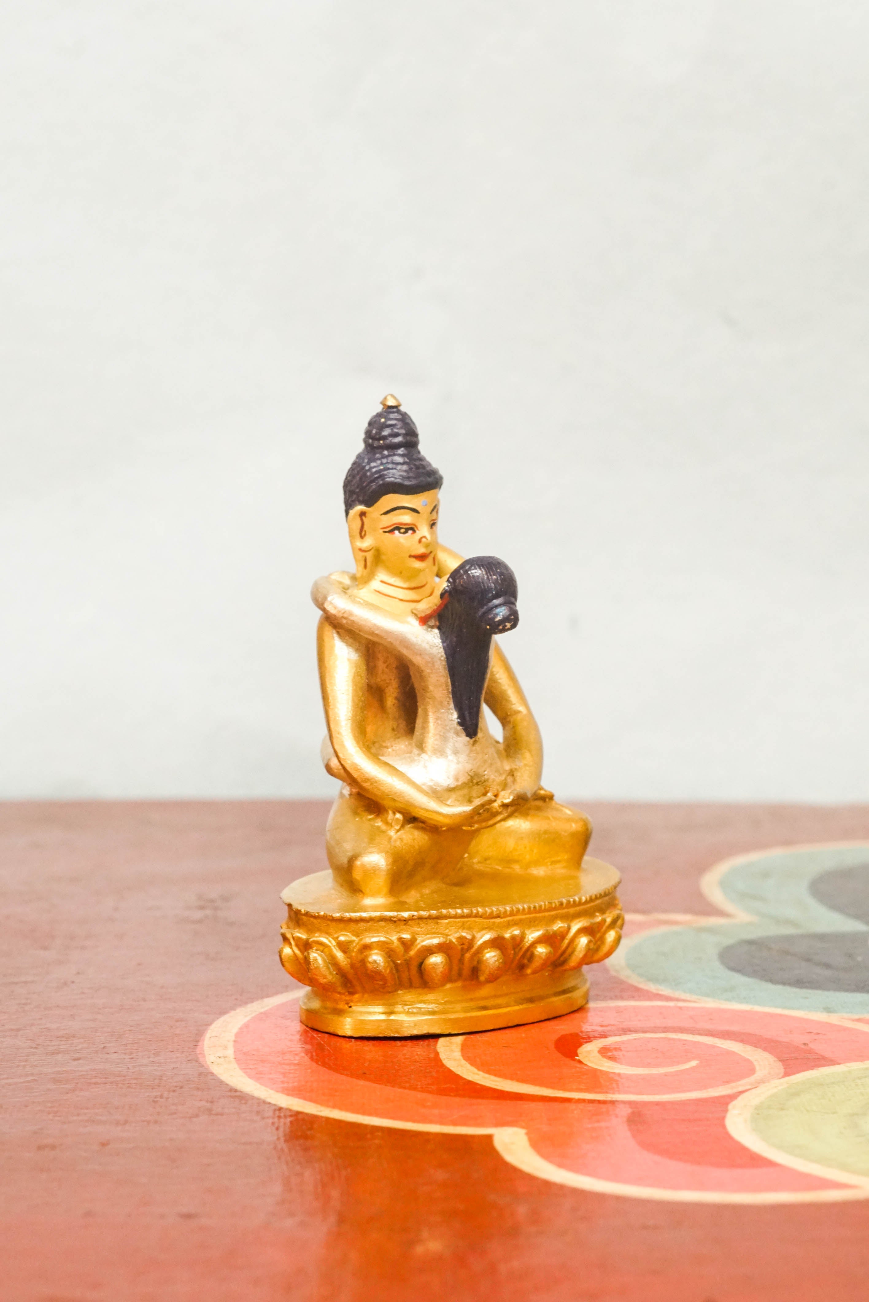 Handcrafted Buddha Shakti statue depicting a serene figure symbolizing divine feminine energy, compassion, and spiritual power, adorned with intricate ornaments.