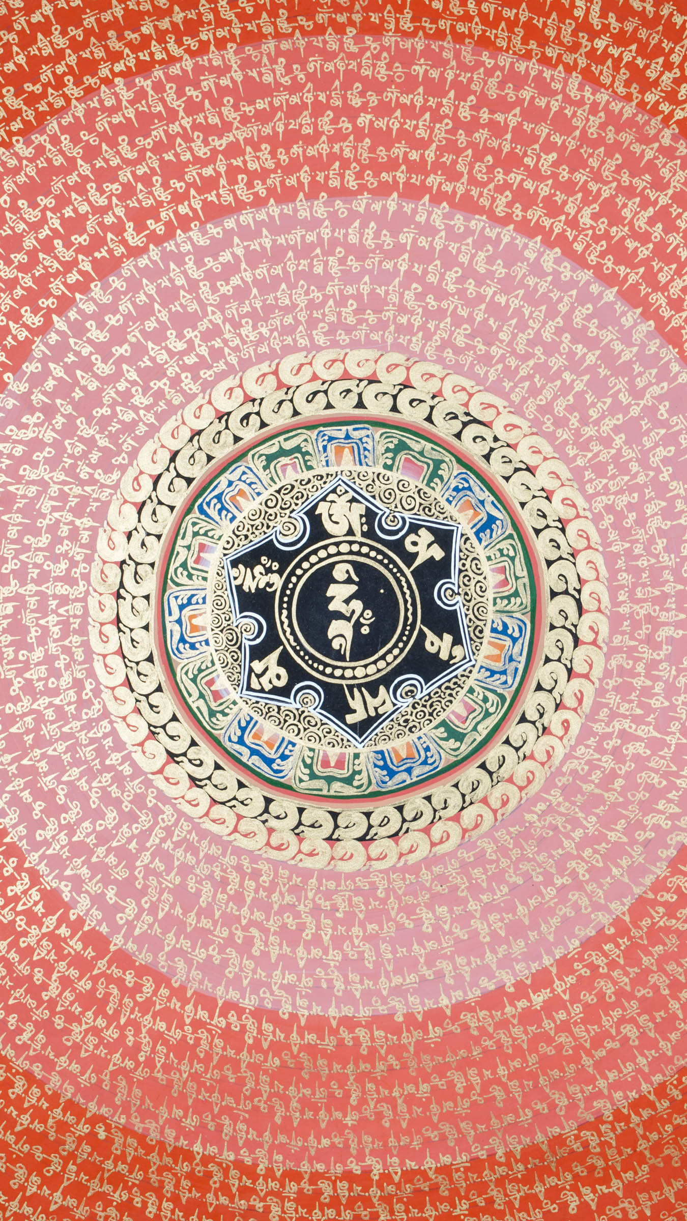  Mantra Mandala Thanka Painting 