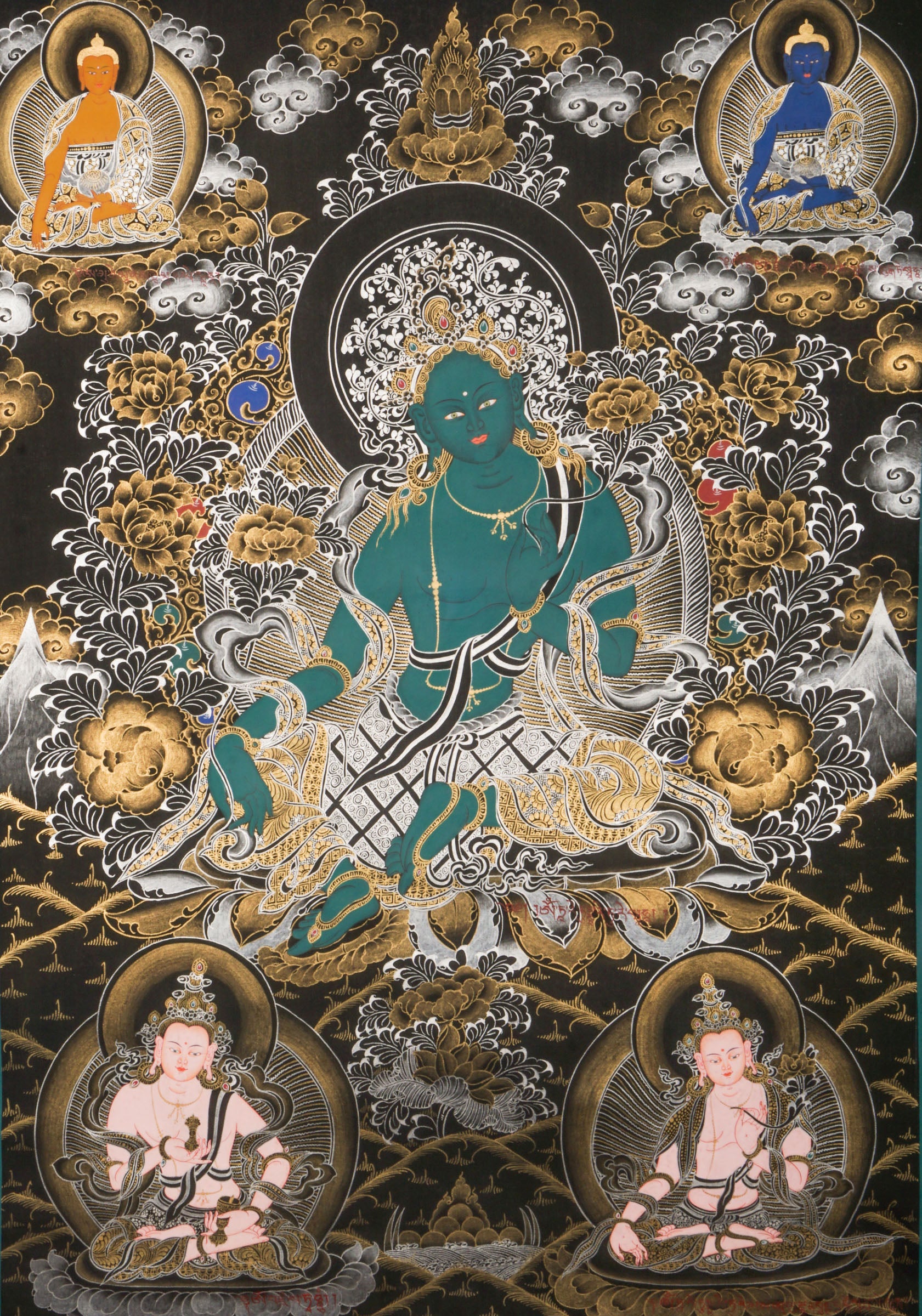 Green Tara Thangka