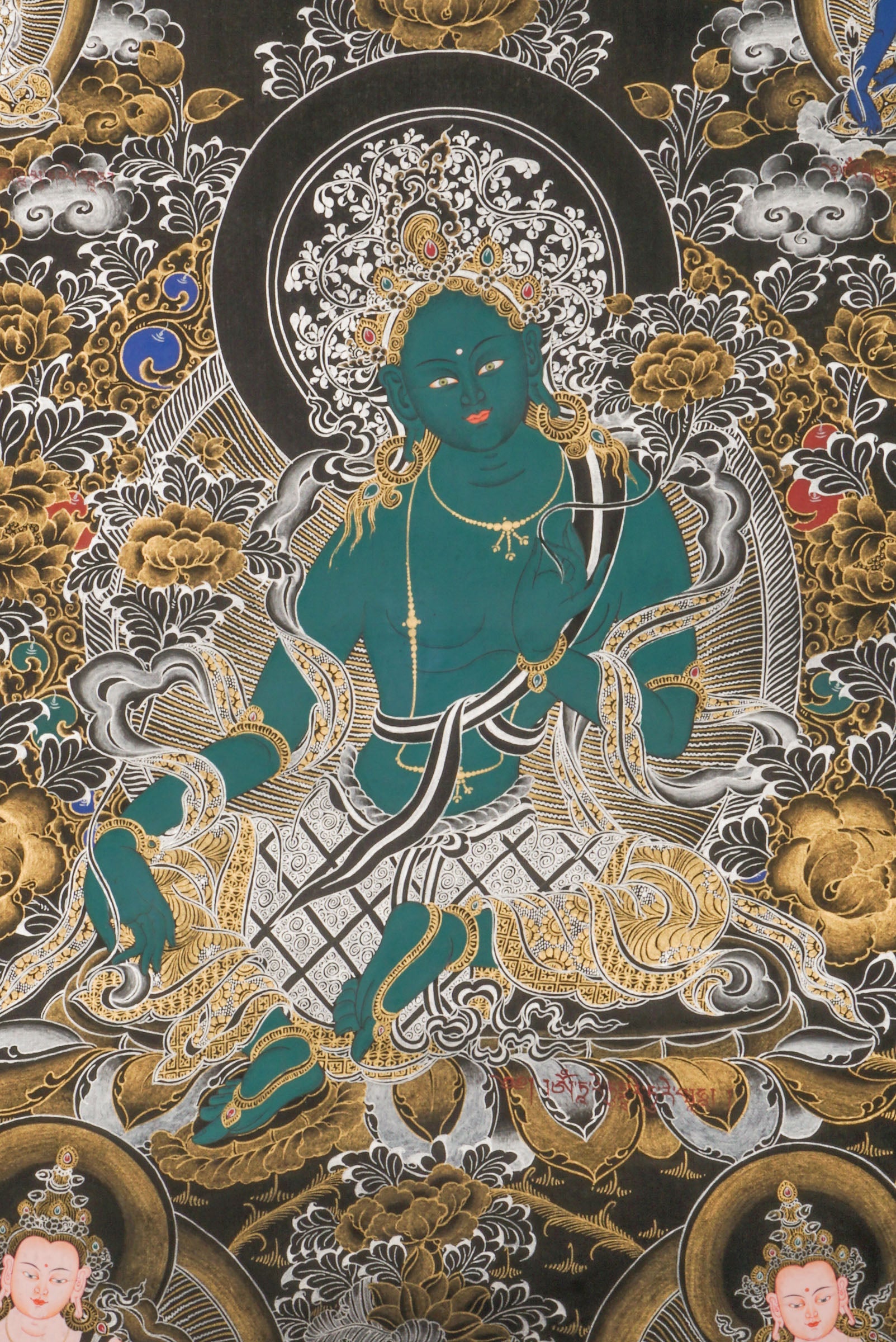 Green Tara Thangka