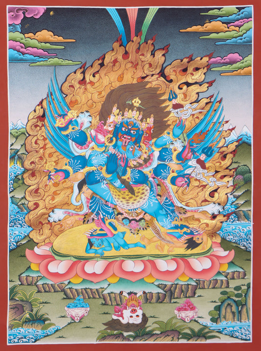 Vajrakilaya Thanka Painting