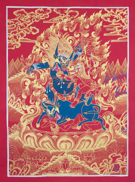 Yamantaka Thangka Painting