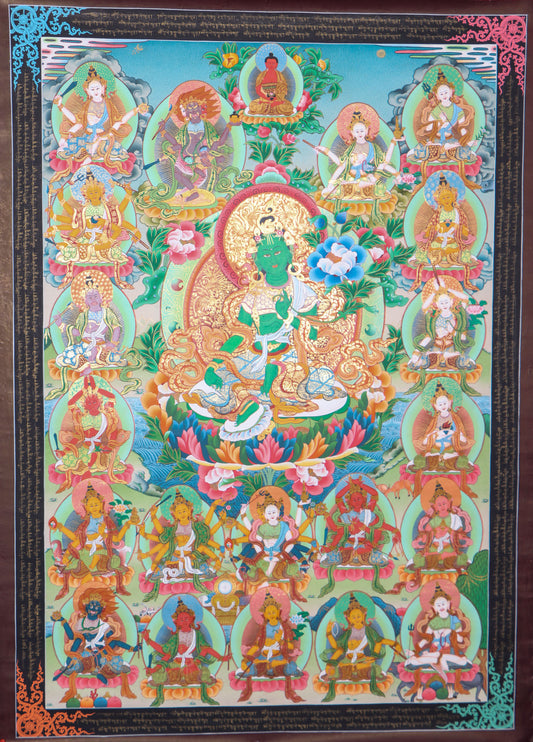 21 Tara Thanka Painting