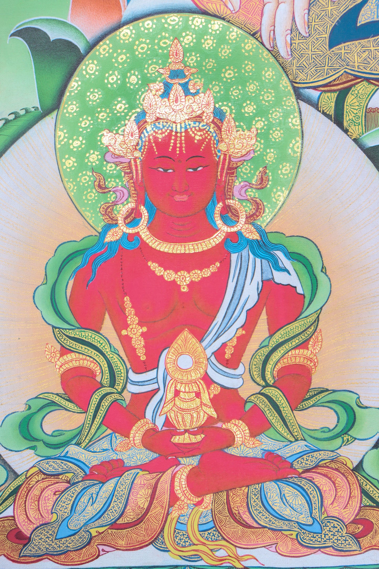 White Tara Thanka Painting