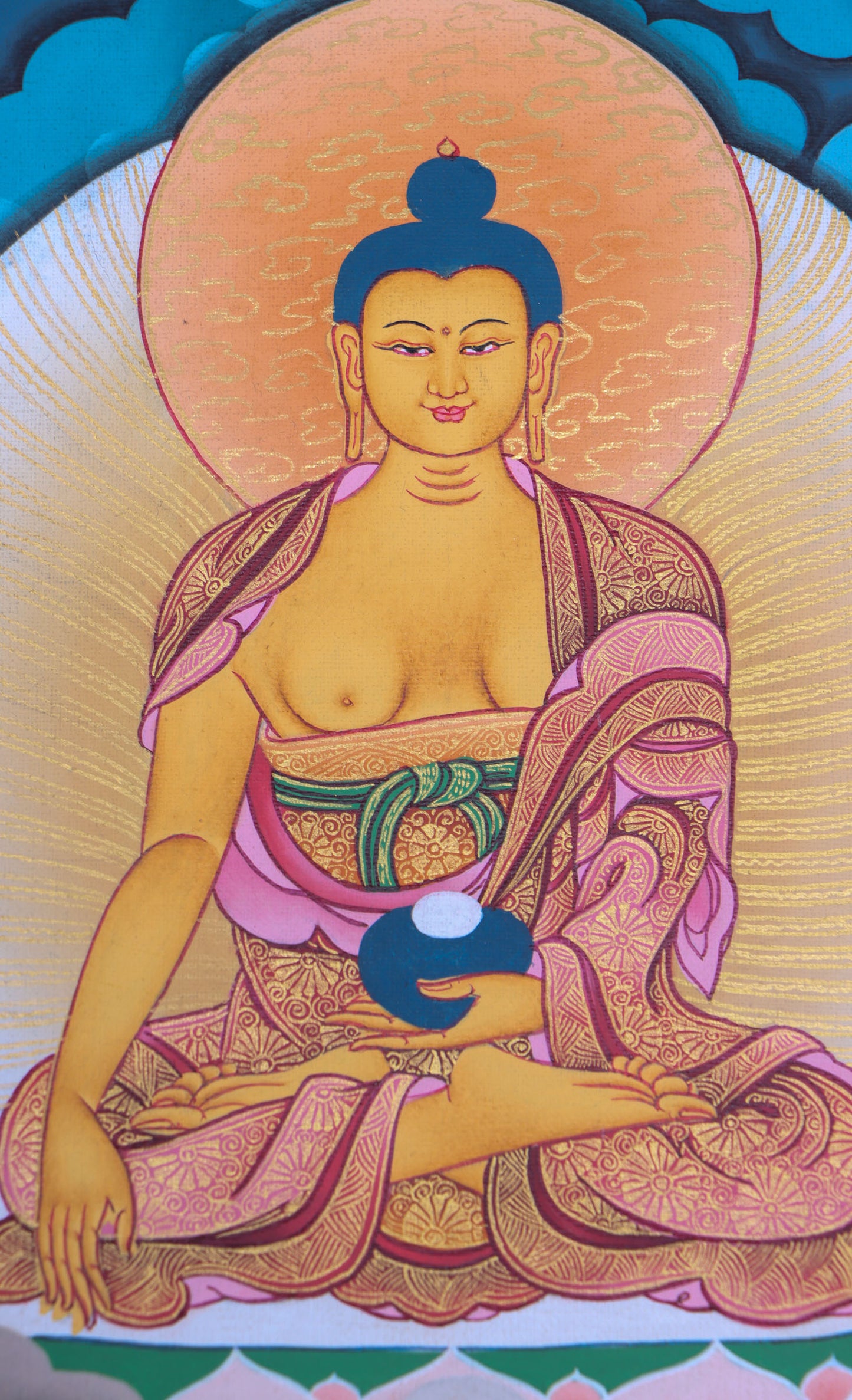 White Tara Thanka Painting