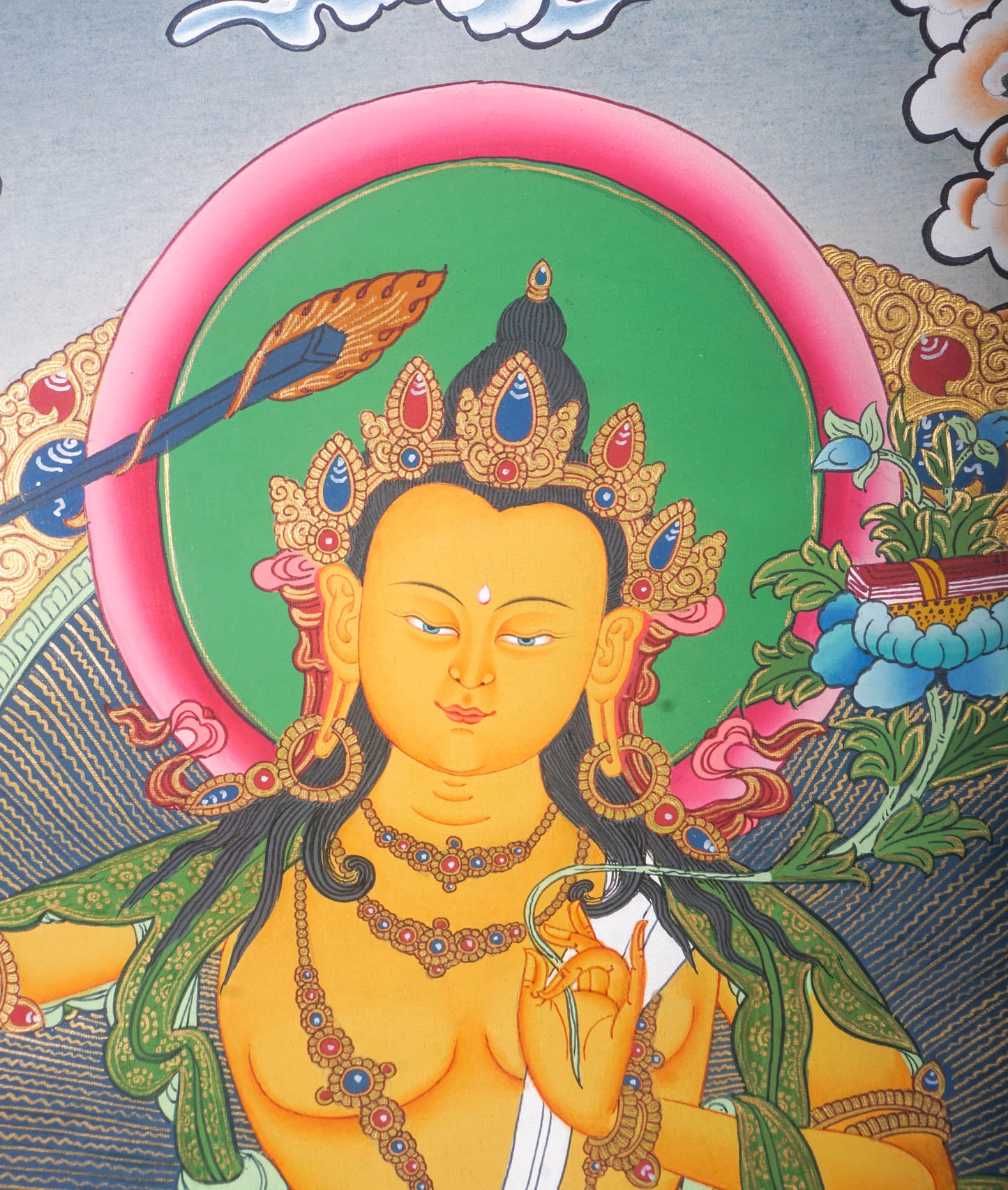 Thangka Art of Manjushri