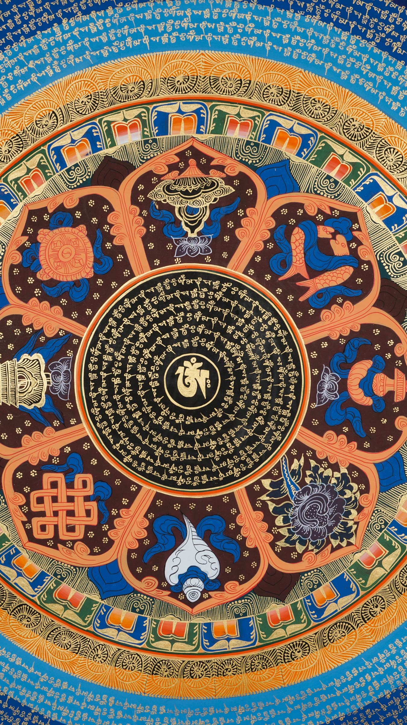 Mantra Mandala Thangka Painting