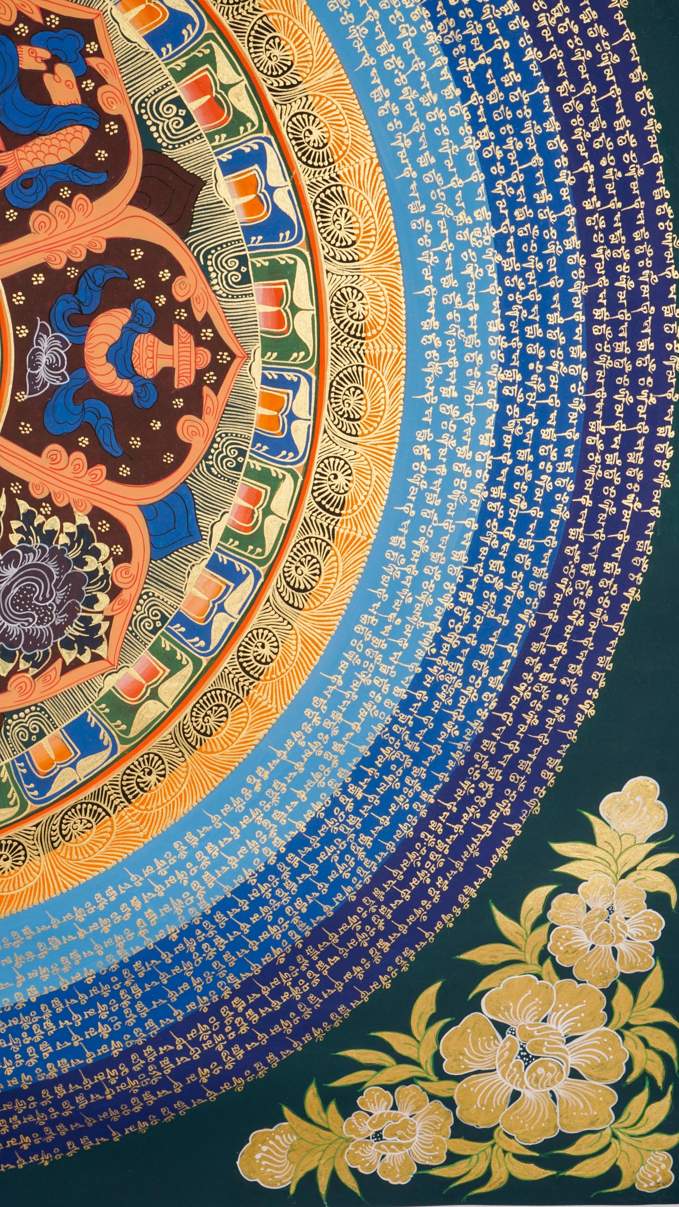 Mantra Mandala Thangka Painting