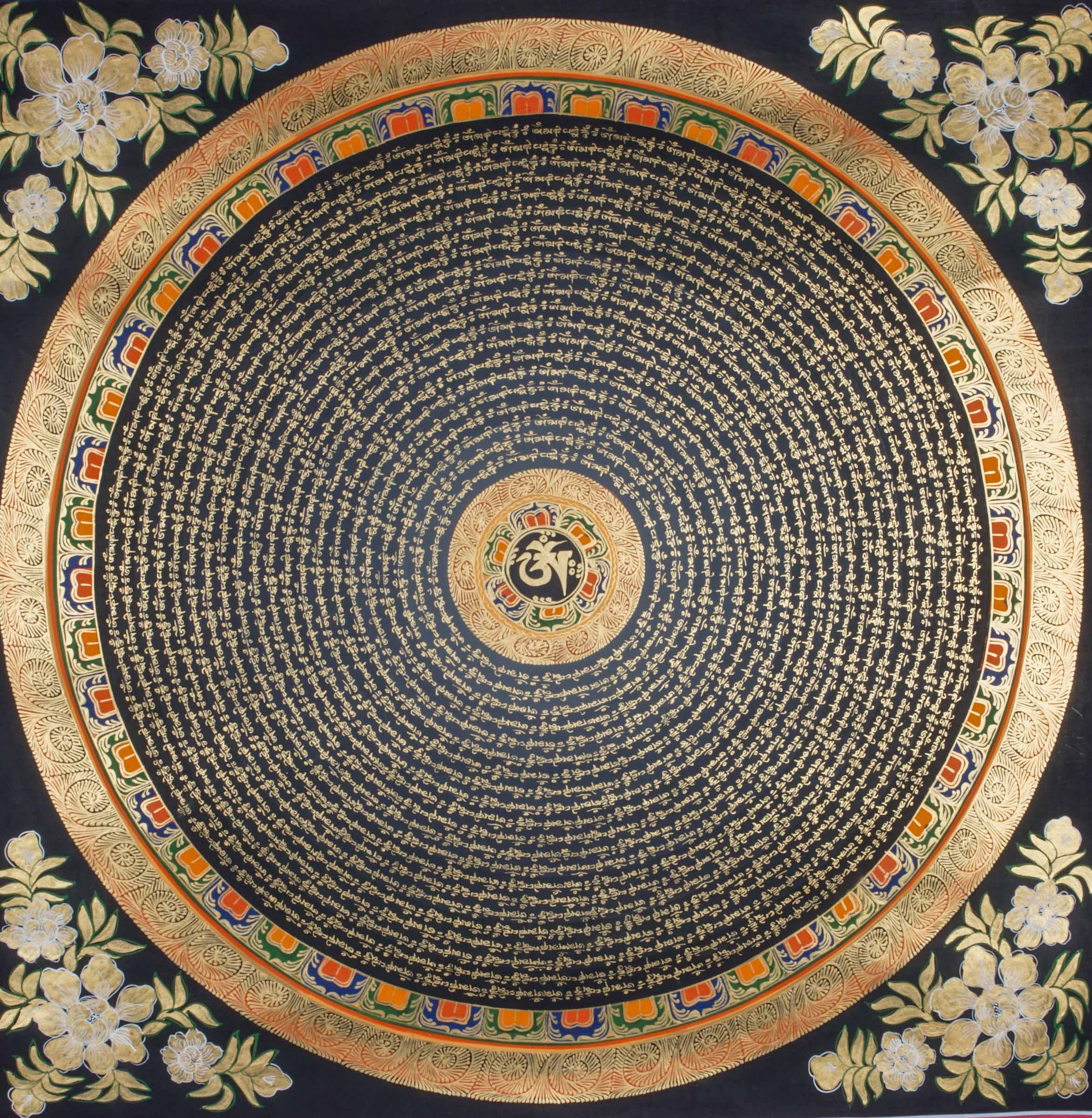 Mantra Mandala Spiritual Thangka
