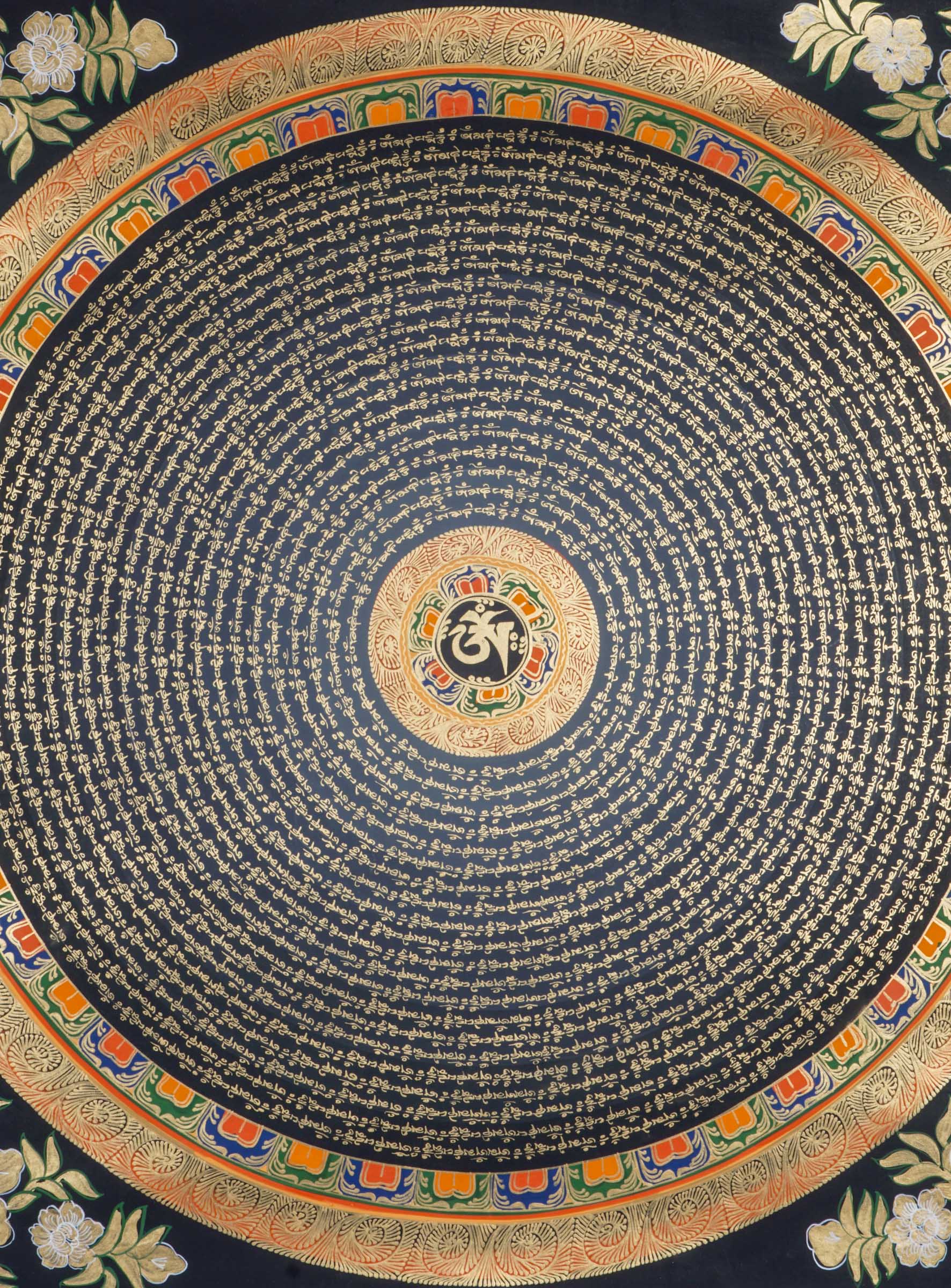 Mantra Mandala Spiritual Thangka