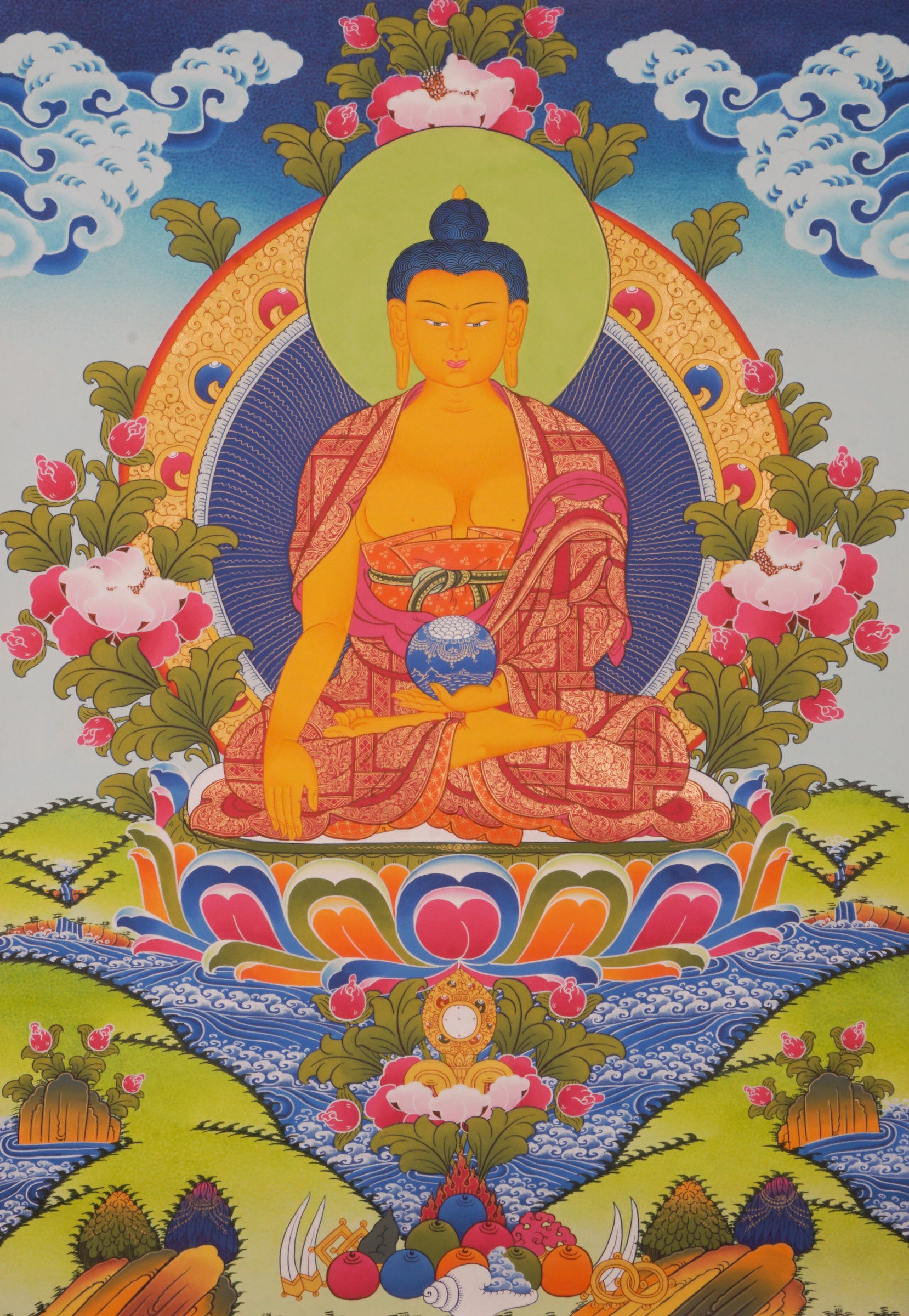 Shakyamuni Buddha Thangka
