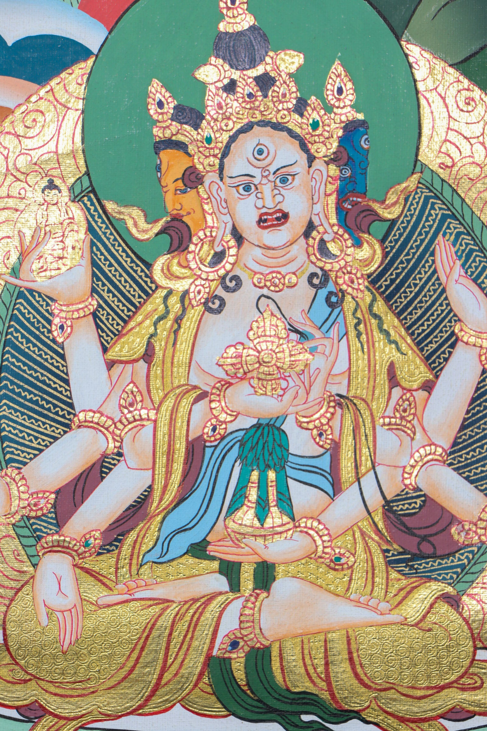 White Tara Thangka Painting