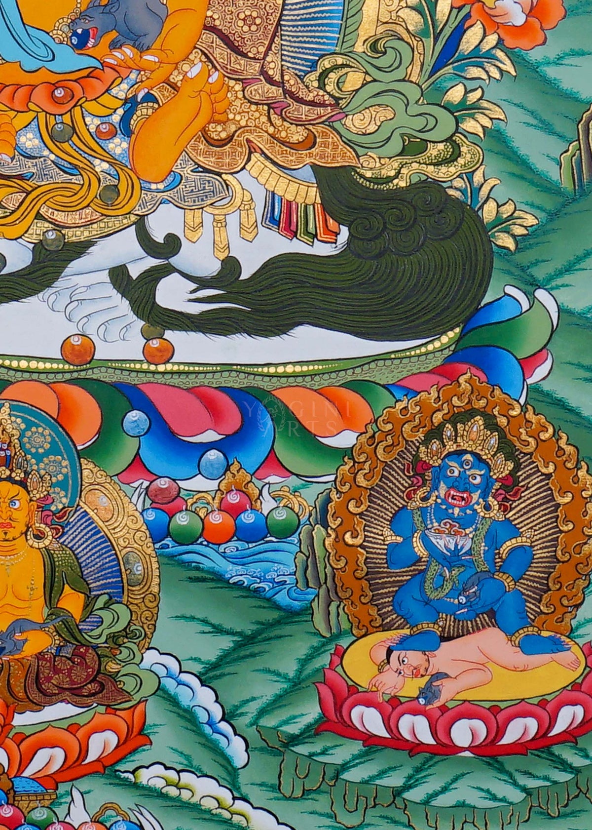 ZAMBALA THANGKA PAINTING