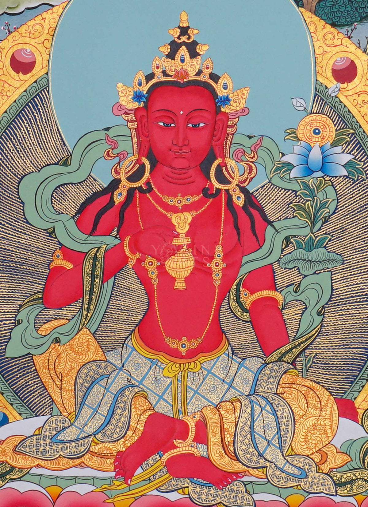 AMITAYUS BUDDHA THANGKA PAINTING