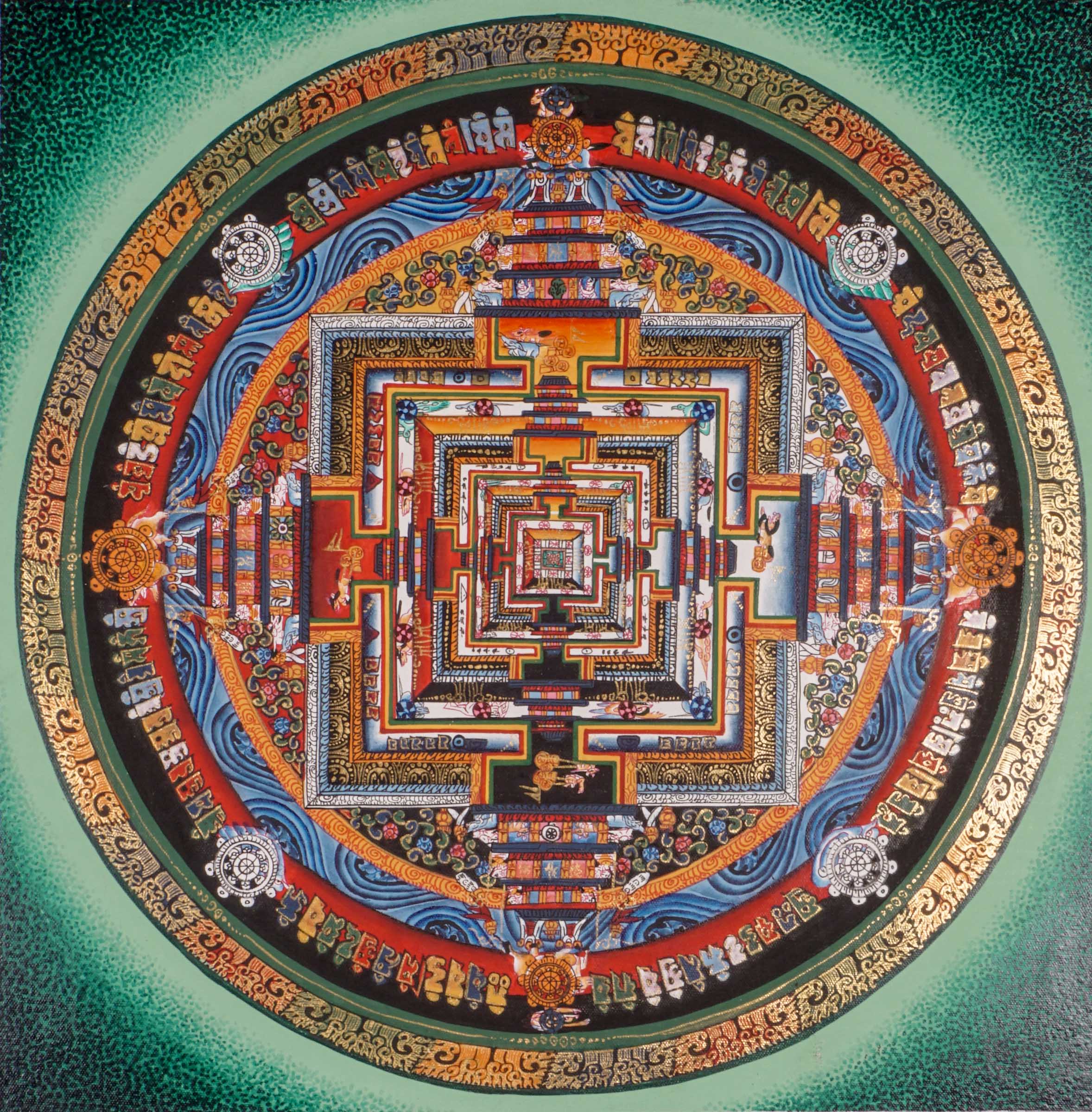 Kalachakra Mandala Thangka is a traditional Tibetan thangka representing Buddhist teachings and meditation. Perfect for sacred decor, it supports mindfulness and spiritual growth.